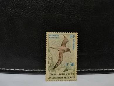 1959 French Antarctic Stamp Albatross Bird, unused