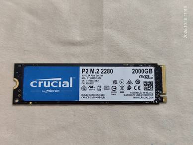 Crucial NVME SSD 2TB