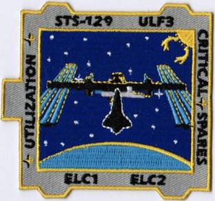 NASA Space Shuttle Flight STS-129 Atlantis Patch