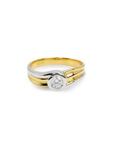 750 Yellow & White Gold Ring EC00113YWGR