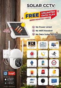 Solar CCTV 4G Free data unlimited 