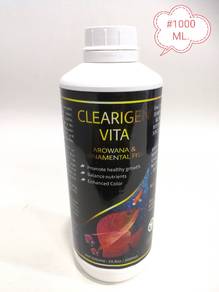 Clearigen Vita 1Litre Fish Arowana Vitamin V2 Ikan
