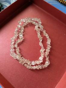 White crystal necklace