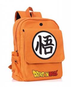 Dragon ball backpack bag beg orange dragonball