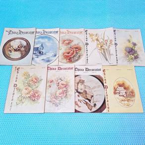 Vtg 1979 The China Decorator Magazine (Jan-Sept)