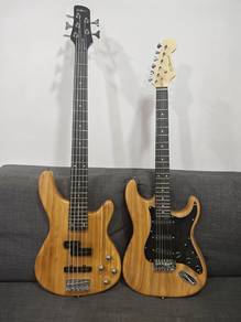Bass Guitar and Electric Guitar for sale 