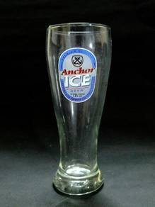 Anchor beer tall glass cup (A31)
