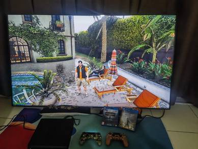 PlayStation 4 slim
500gb
Sekali TV 65inch
Smart tv
