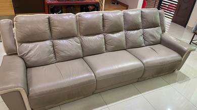 ZOLANO Genuine Leather Recliner 2+3 Sofa Set