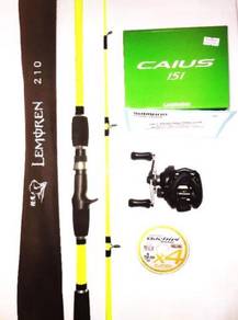 Lemoren solid rod combo shimano caius