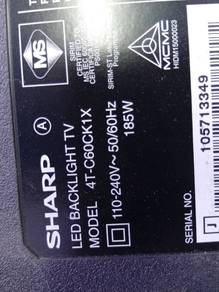Sharp tv 60 inch android smart very good condition