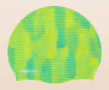 Green Silicone Swimming Cap