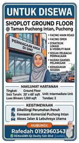 Shop lot For Rent in Puchong,SGR
