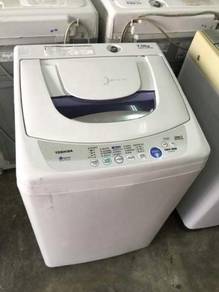 Top Auto 7kg Machine Toshiba Washing Mesin Basuh