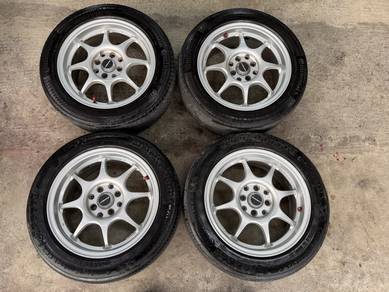 Rim tc05 silver made in thailand 15 inch tyr conti