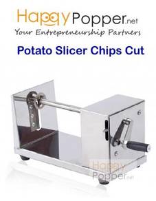 Potato Slicer Chips Mesin Kentang twister S.Steel