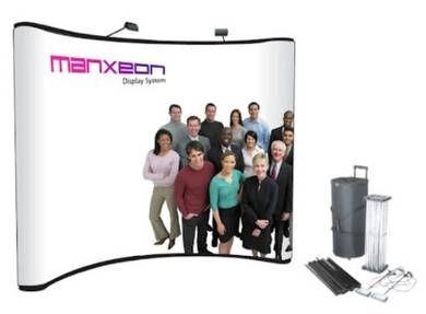Pop up system backdrop