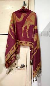 Shawl Corak Camel