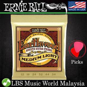 Ernie Ball 2003 Earthwood Medium Light 80/20