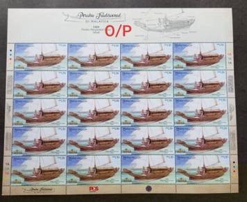 Mint Stamp Sheet Traditional Boats Overprint 2022