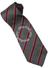 ER3 Red Black Yellow Striped Formal Neck Tie