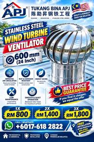 Stainless Steel Wind Turbine Ventilator SIERRAMAS