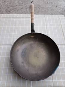 Thai Brass Wok / Kuali Tembaga with Wooden Handle