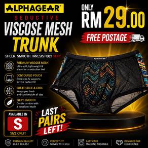 Alphagear Seductive Viscose Mesh Trunk Underwear 