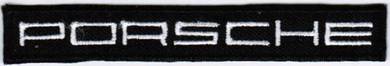 Porsche Text Logo Car Company Automaker Patch