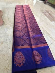 Anantham SilkSaree Royal Blue Bronz Saree