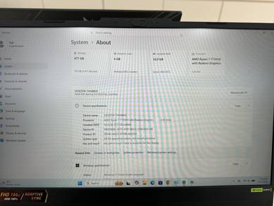 ASUS TUF Amd Ryzen 7