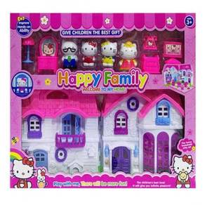 Hello Kitty Doll House (Happy Family- Dollhouse)