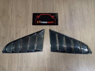 Ford Mustang GT Side Window Louvers Cover Carbon
