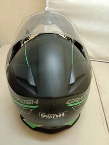 Helmet fullface flipup grayfosh