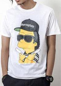 Asta La Vista White Short Sleeve Men T-Shirt