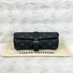 LV Monogram Eclipse 3 Watch roll Case RFID