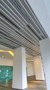 PASANG SILING ALUMINIUM l install strip ceiling