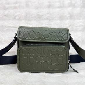 Coach Sullivan Green Flap Crossbody Bag