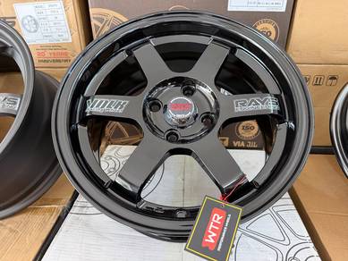 Wtr 15 black te37 —Rim baru— Flow forming