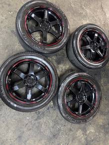 Sport rim 18 te37 design with Michelin tyres