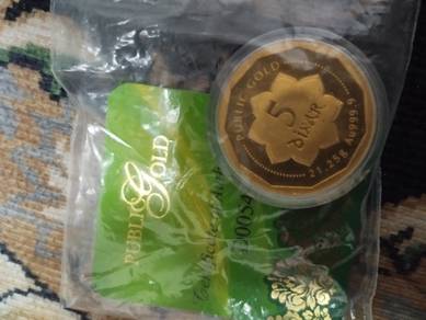 5 Dinar Public Gold