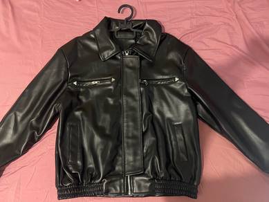Preloved - Premium Oversized PU Leather Jacket