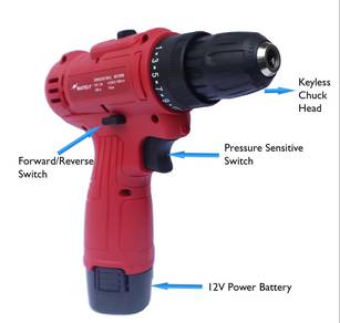 Wately WE1000Battery Cordless Drill12V (Used once)