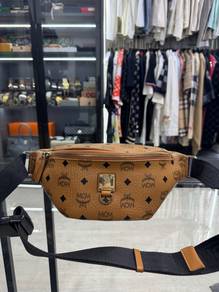 Authentic MCM Waistbag Brown Beltbag