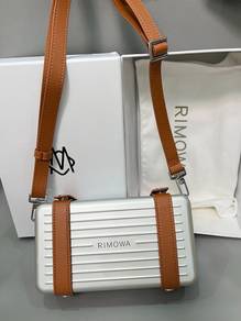Rimowa Aluminium Personal Crossbody Clutch Bag