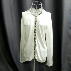 Burberry White Cardigen