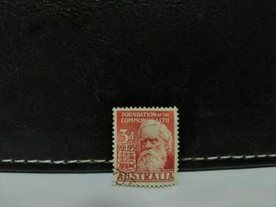 1951 Australia Stamp Henry Parkes