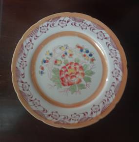 MADE IN JAPAN Ceramic FLORA Dinner Plate 20cm