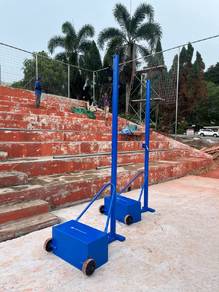 Moveable Volleyball Post with Weight Wheels 