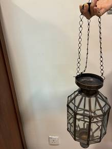 Decorative Balinese Hanging Lantern Lamp